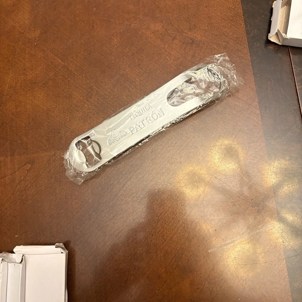 Tequila Patron Silver Bottle Opener